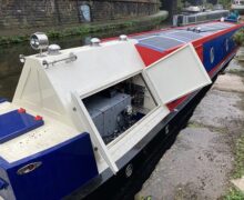 The hydrogen-electric narrowboat is powered by a printed circuit board fuel cell