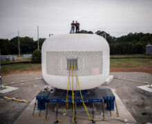 Second full-scale expandable space station test article is at NASA’s Marshall Space Flight Centre