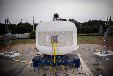 Second full-scale expandable space station test article is at NASA’s Marshall Space Flight Centre