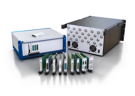 PXIPXIe switching & simulation modules, including RF & microwave modules and PXI digital IO modules are being demonstrated#