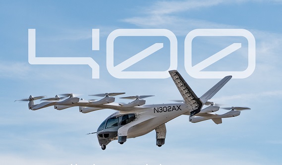 eVTOL company racks up over 400 test flights on road to certification