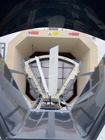 Wind panels that are able to capture energy at lower wind undergo testing